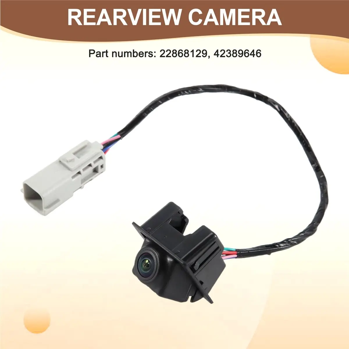 #88Y For Chevrolet Trax Equinox GMC Terrain 13-19 Car Rear View Camera,Backup Camera For Terrain,(ABS)