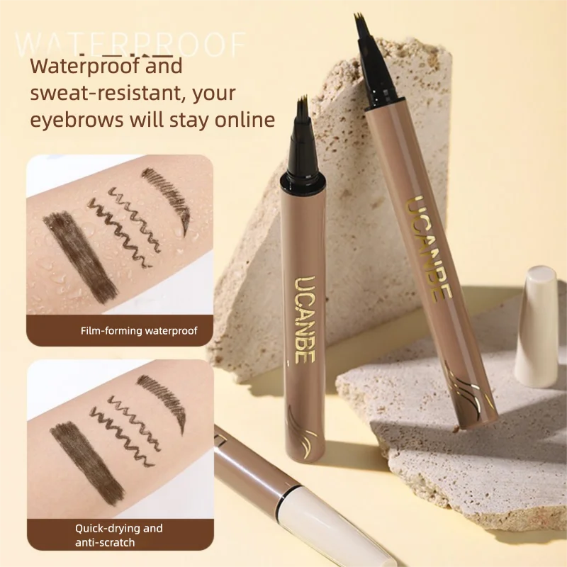 Ucanbe Liquid Eyebrow Pencil Angled Tip for Natural-Looking Eyebrows Long-Lasting Non-Fading Color