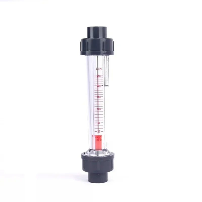 Plastic Float Flowmeter Liquid Water Flow Meter Rotameter  UPVC Pipeline Flowmeter 1 Pcs