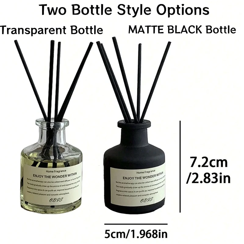 50 مللي مجموعة الروائح الخالية من النار فريزيا زيت عطري الياسمين مع ناشر القصب مكتب ديكور المنزل معطر الهواء العطر
