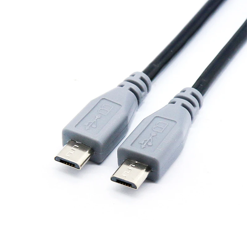 5 Pin Micro USB Male To Micro USB Male OTG Converter Adapter Lead Data Cable Charging Cord For Phone Tablet