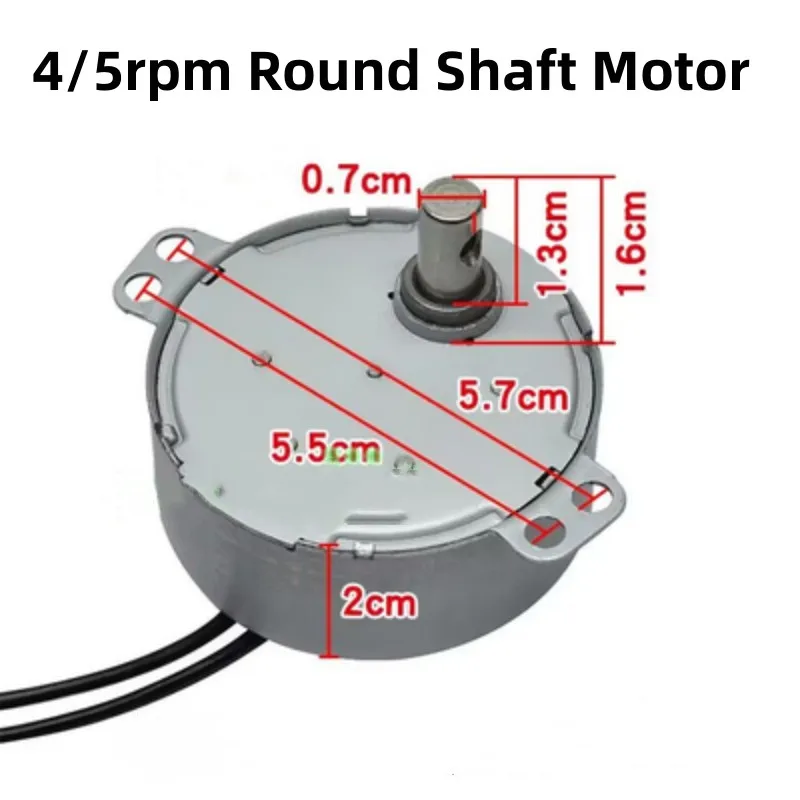 220V-240V TYJ50-8A7 For Mide* Electric Fan Hongyun Floor Fan Turning Page Shaking Head Rotating Synchronous Motor