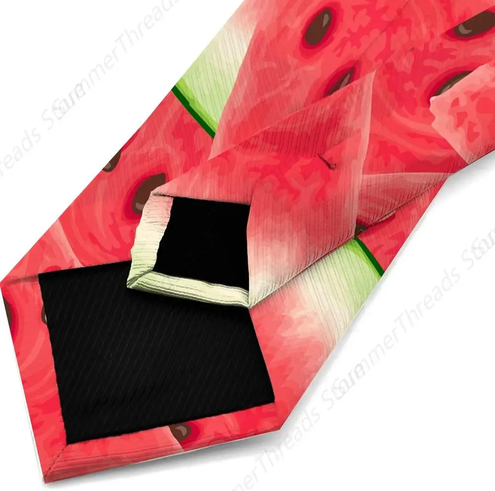 Watermelon Necktie for Men Boys Novelty Ties Formal Suit Necktie for Men Necktie for Wedding Business Party