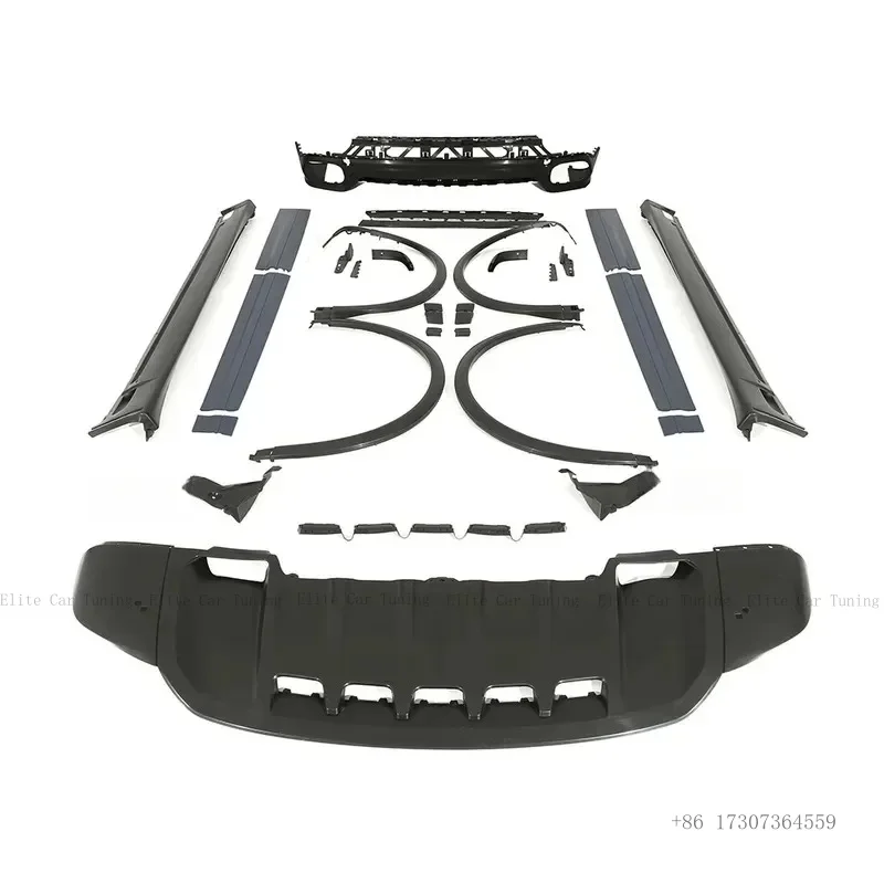 

KM for s Cayen 958 2015-2017 Upgrade GTS Style Bumper Body Kit Front Lip Rear Diffuser