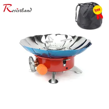 2800W Windproof Portable Outdoor Stove Camping Gas Stove Picnic Burner with Storage Bag For Hiking 1