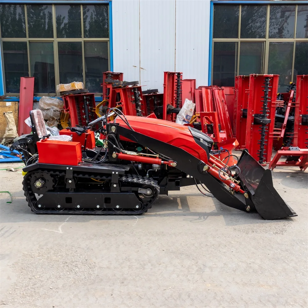 Ride on Cultivator Rotary Tiller Garden Mini Tractor Agriculture Equipment with Hitching Tool