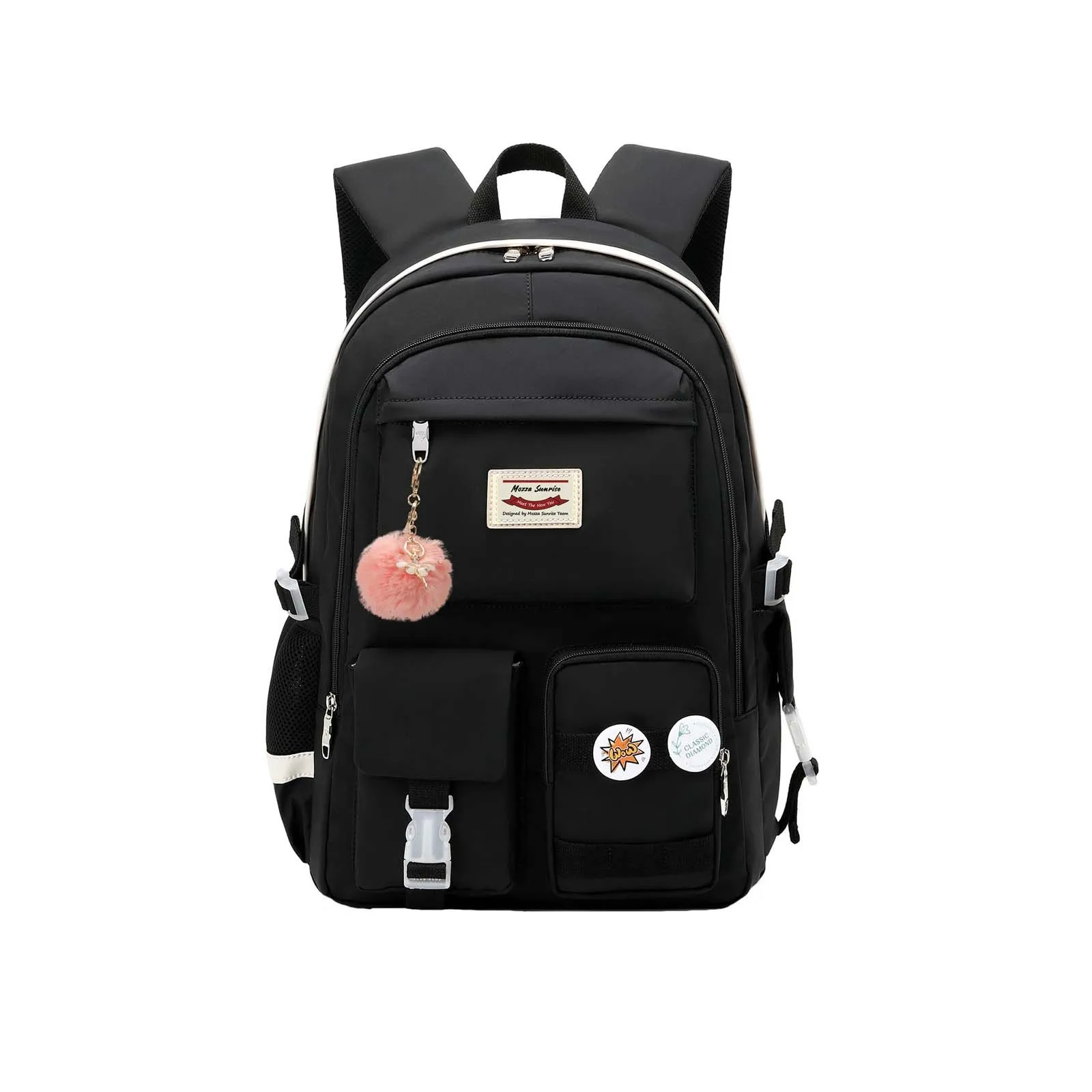 

Милый рюкзак для учеников средней школы с мультипликационным рисунком, рюкзак большой вместимости для учеников, подарок 2024, искусственные подарки