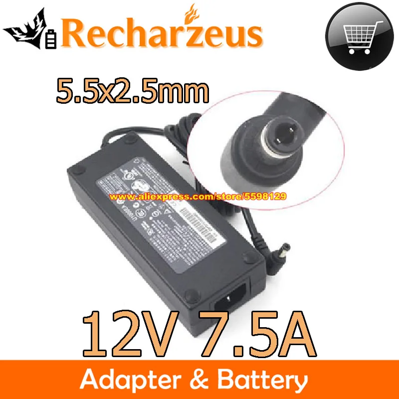 Genuine Delta 12V 7.5A Adapter DPS-90FB A DPS-90FB A00 HU10065-110687 Charger For QNAP TS-451 NAS TS-269L Ts-451 T213 Vs2008 Pro