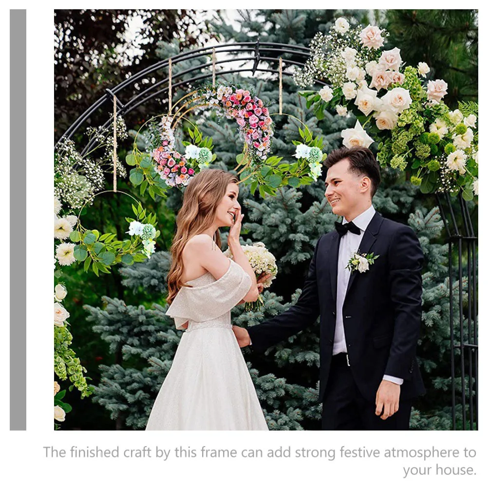 2 قطعة DIY زاك الإطار حلقة معدنية للحرف اليدوية صنع إكليل ديكور مشاريع Windchime اليدوية هدية ديكور المنزل