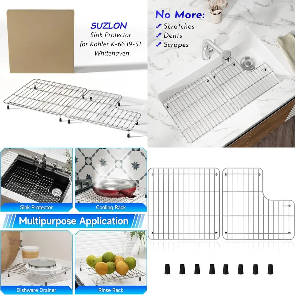 

Stainless Steel Sink Rack - Replacement for Whitehaven Models K-6639-ST, K-6488/K-6489