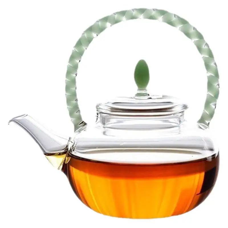 

Brewing teapot glass health pot, high-end small-capacity flower teapot