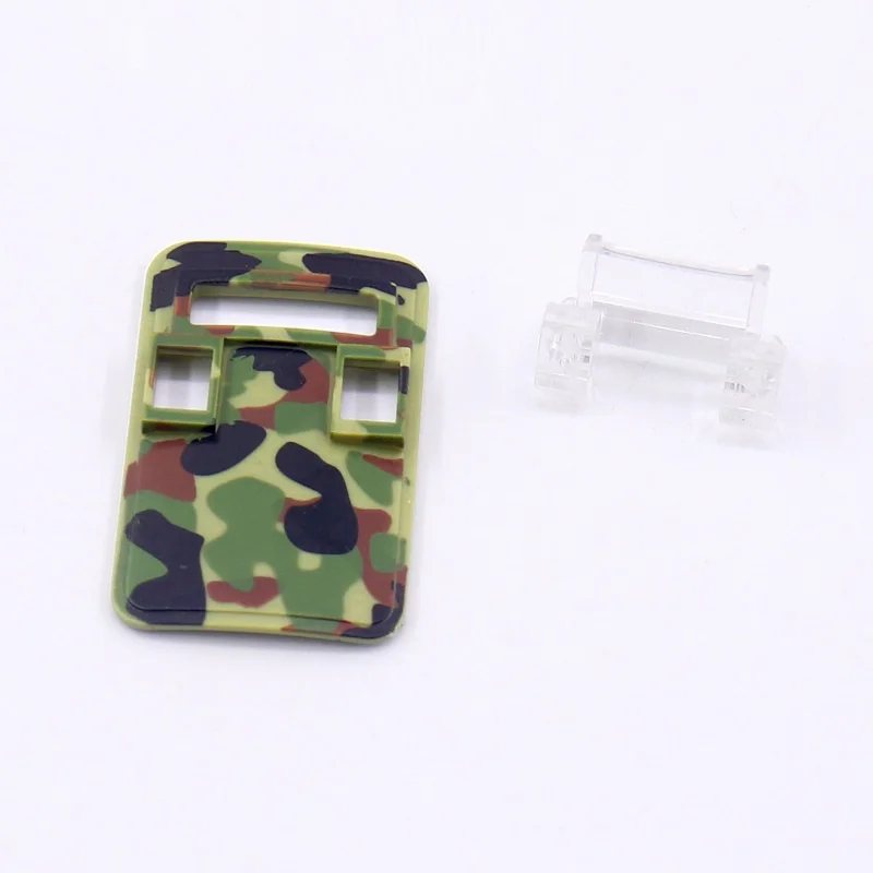 Military Special Forces Camouflage Shield MOC Weapons Pack SWAT Police Mini Action Figures Accessories Building Block Brick Toys