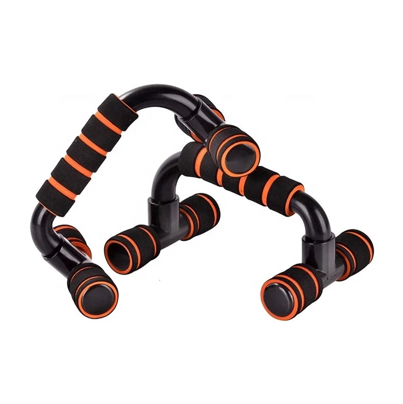 Hot Selling Home Gym Strong Training Fitness H Shaped Push up Bar Push up Stand With Foam Covers