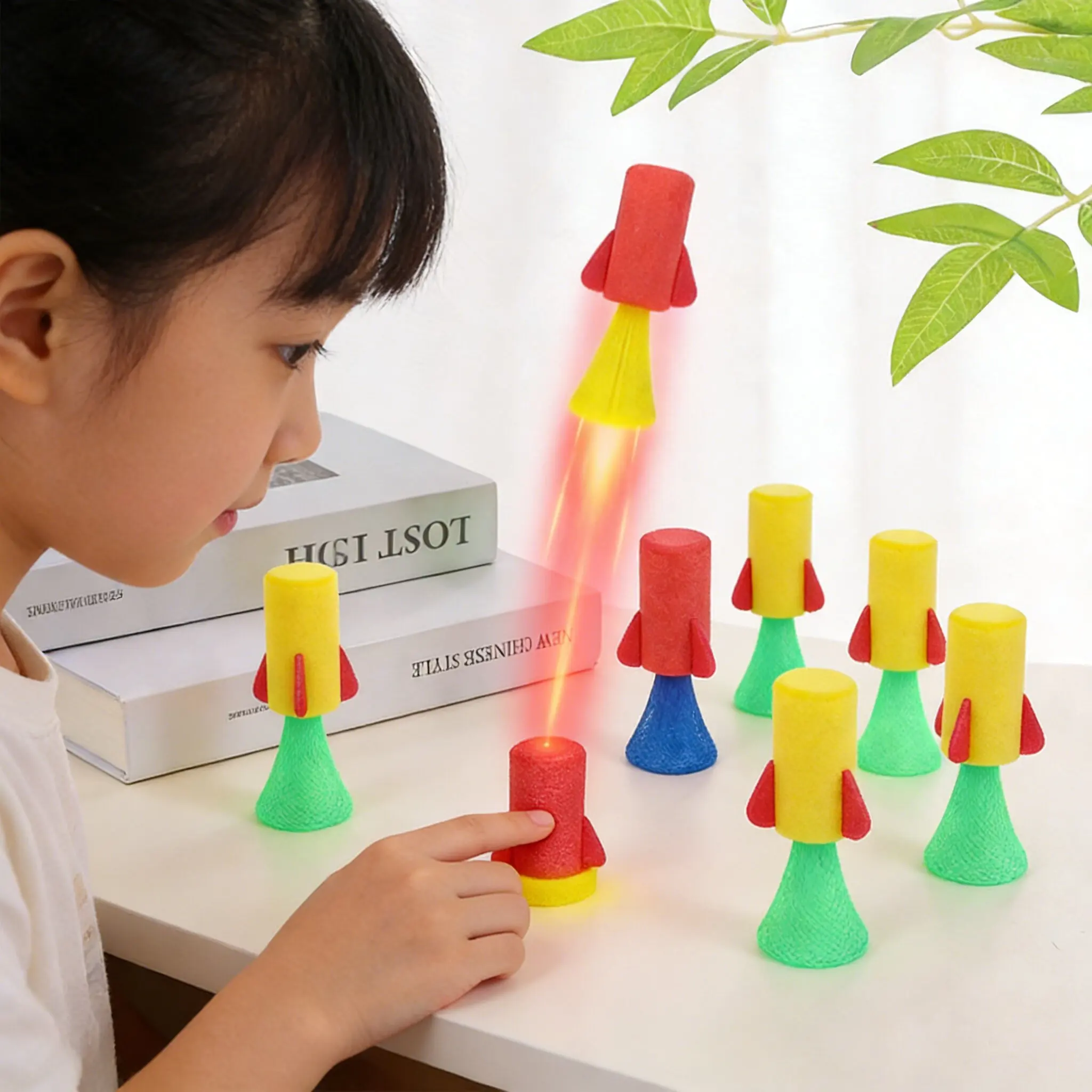 

Прыгающие ракеты-попрыгуны из ЭВА, запускаемые катапультой, сувениры для вечеринок, наполнители для пиньят, подарки на день рождения, призы для класса, наполнители для подарочных наборов