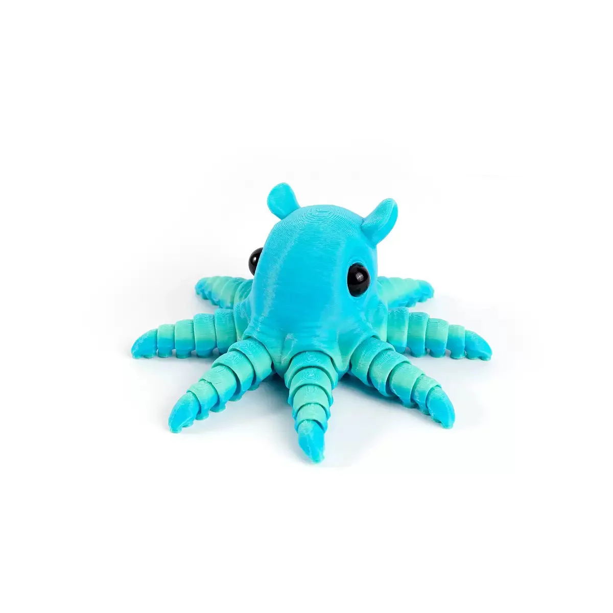 مضحك 3D مطبوعة البسيطة الأخطبوط الملونة مرنة تململ لعبة ديكور المنزل والهدايا #3