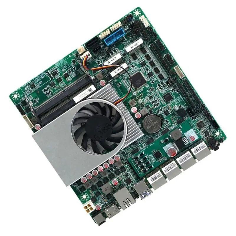 594F لوحات أم صناعية N150 ITX منخفضة الطاقة، معالج 4 نوى، شبكة 10G فعالة، منفذ M.2 4x2.5G