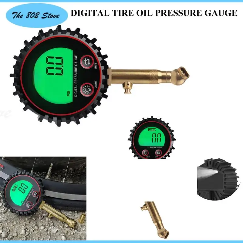 

Цифровой манометр для шин Таблица для тестирования Таблица контроля шин Быстрое измерение давления Запущенное давление в шинах