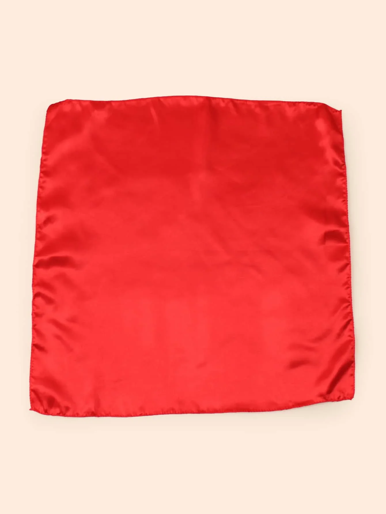 

Solid Red Satin Bandana Scarf For Women Hair Head Wrap Fashion Accessory