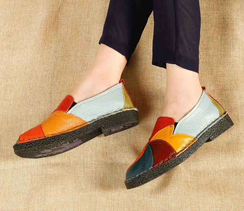 レディースシューズ、ママのスリッパ中年ソフトレザー滑り止め夏靴カジュアルレディースビーチサンダルサンダル屋外と家庭用