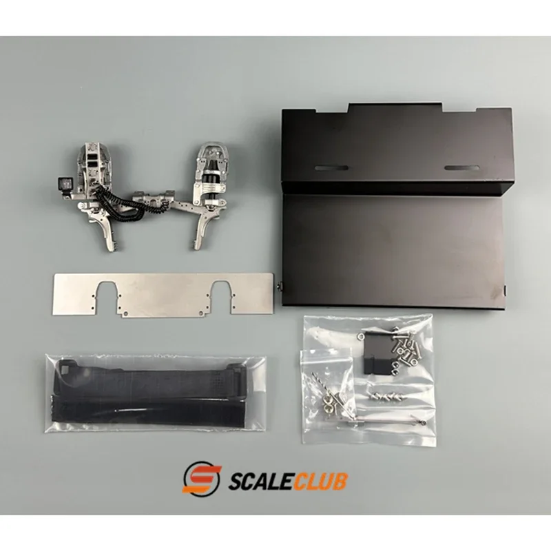 Scaleclub Simulation Front Buckle Suspension System for 1/14 Tamiya RC Dump Truck SCANIA 770S 6X4 56368 8X4 56371 Car Upgrade