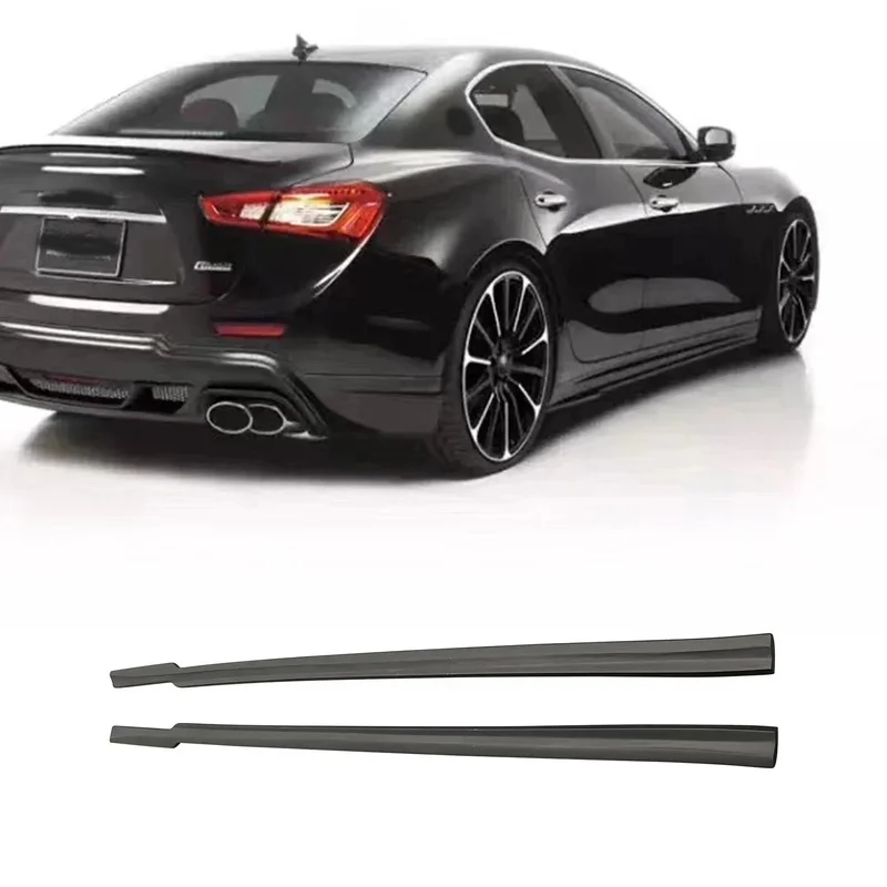 Hot Sale WALD Style Carbon Fiber  Side Skirts for Maserati Ghibli Perfect Fitment