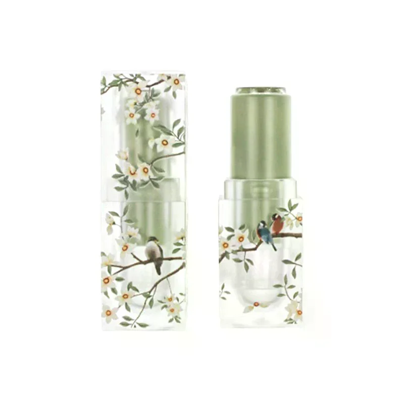 Small Fresh Scrub Square Lipstick Tube Empty Lip Balm Container Lip Tubes