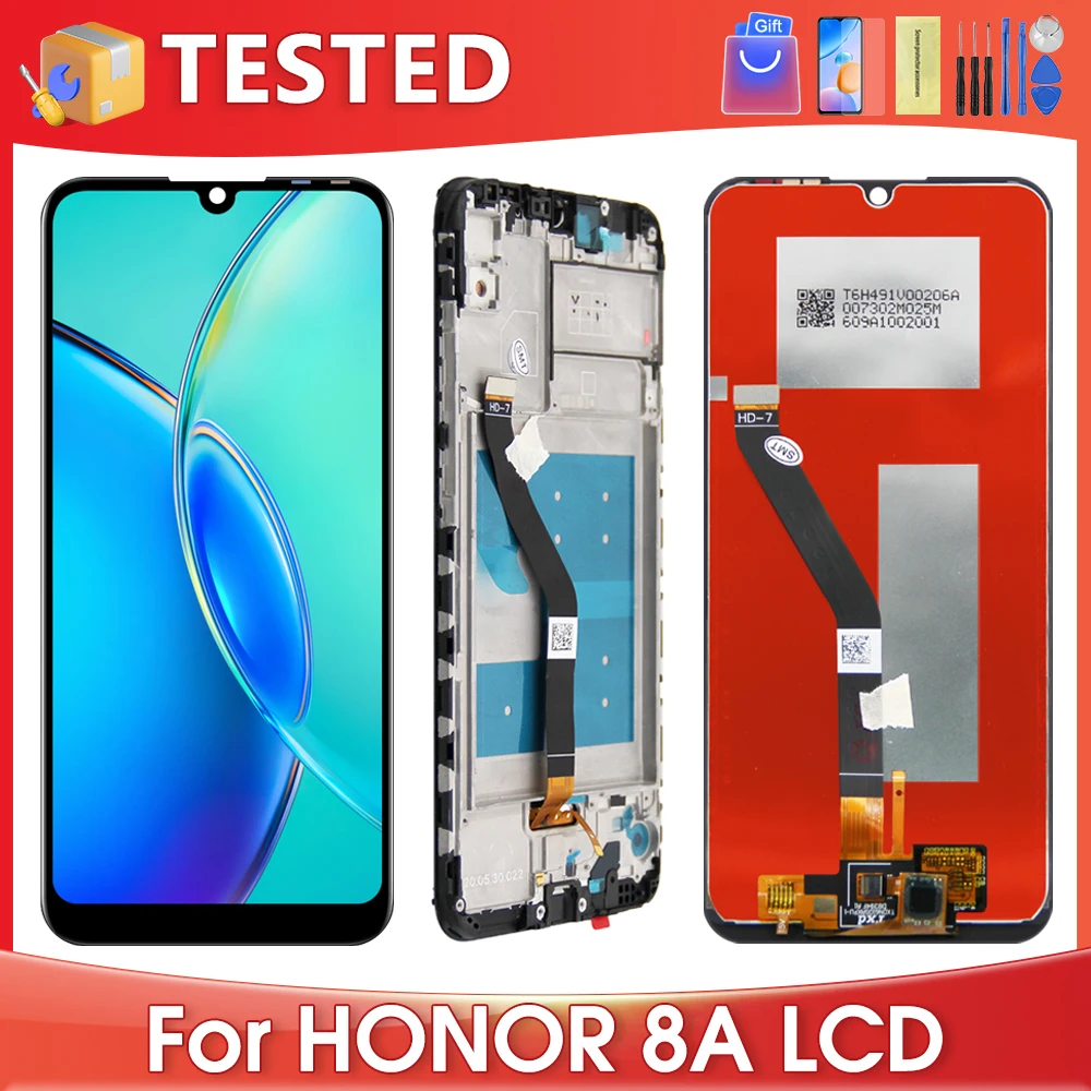 6.09''For HUAWEI Honor 8A For  Honor Play 8A JAT-L09 L29 LCD Display Touch Screen Digitizer Assembly Replacement