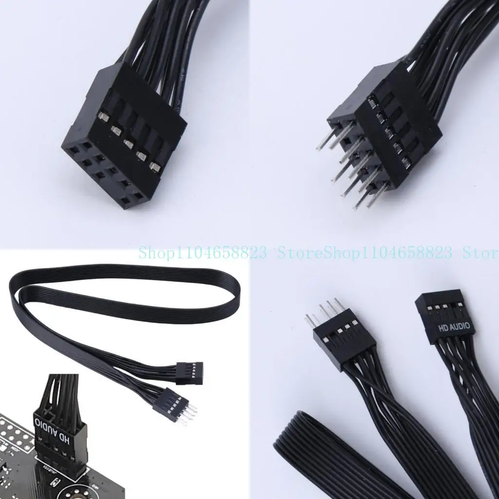 

652f 9-Pinhd Adension Extension Cable Мужчина для женского разъема для материнской платы компьютера