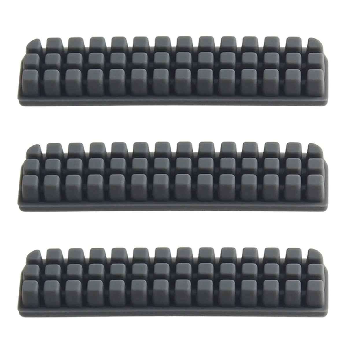 3Pcs Nozzle Brush for Bambu Lab A1 Wiper Silicone Brush Hotbed Mounted Scrubber for Bambulab A1 Cleaning Tool 3D Printer