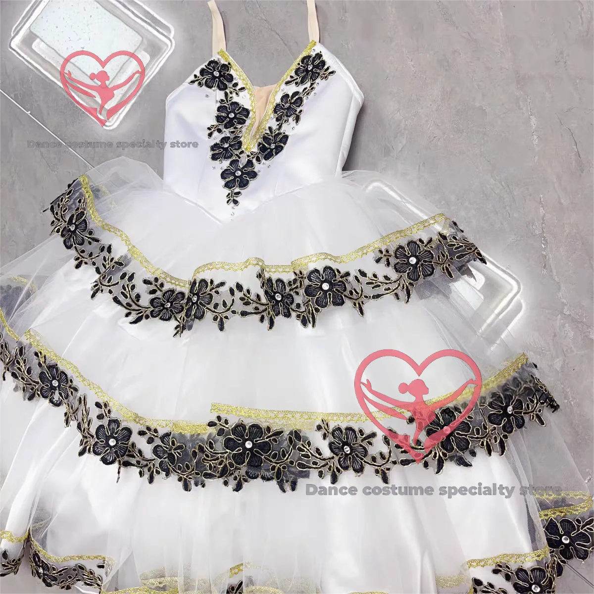 Graduation Gala Clara Ballet Performance Dress, Competition Costume, Tulle Dress, Stage Wear, Professionally Custom-Made by PDE