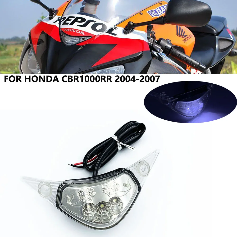 

For HONDA F5 CBR1000RR 2004 2005 2006 2007 Headlight Headlamp Fog Lamp Front Head Light LED Front center light