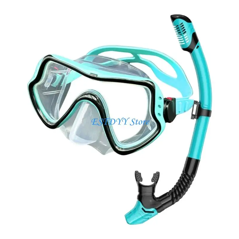 G6DE Easily Adjust Snorkel Set Swimming Glasses Snorkeling Gear With Dry Technology For Daily Swimming Fun