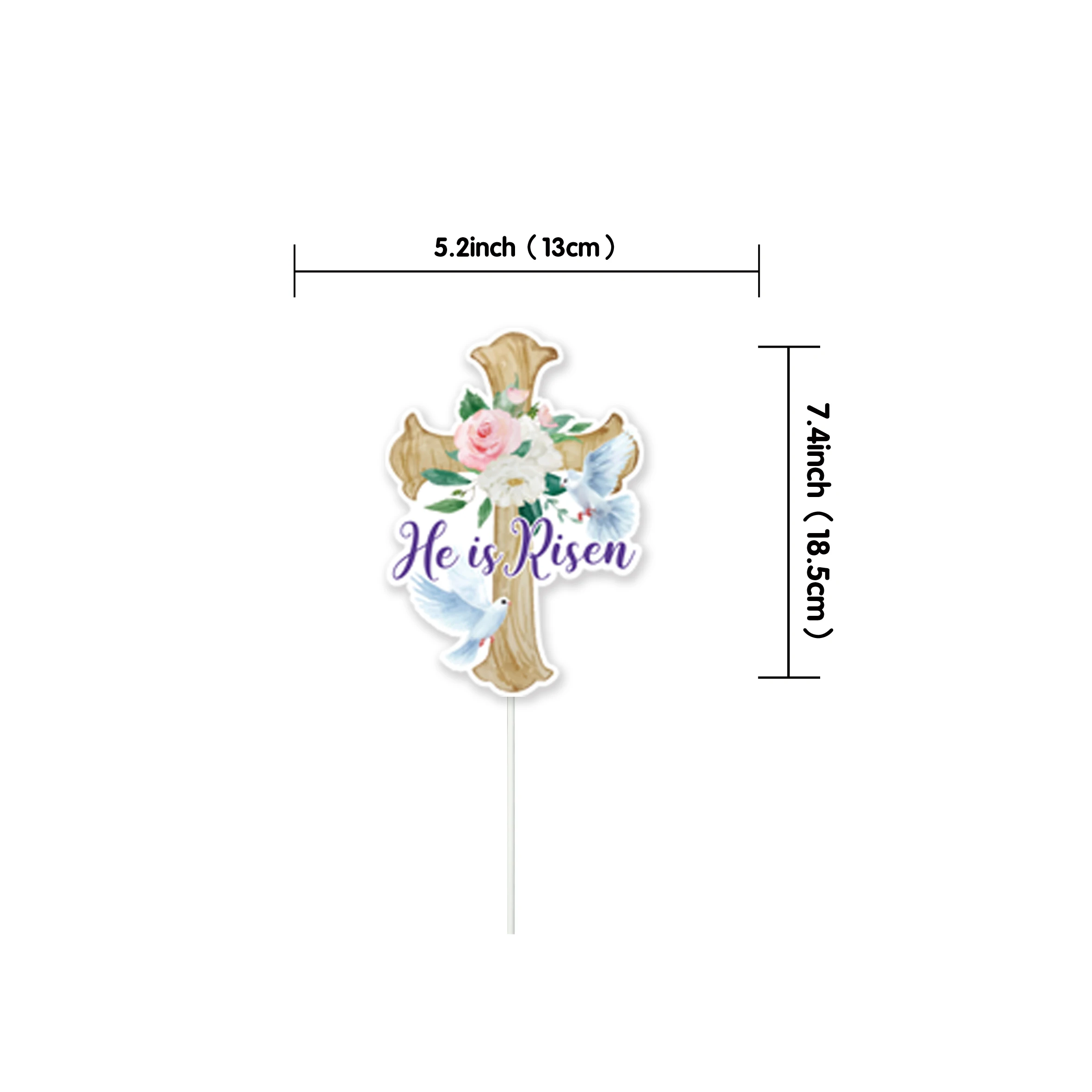 Nieuwe kerststal decoratie combo banner cake toppers achtergrond religieuze vakantie ornamenten kerststal Christus voor Pasen Kerstmis
