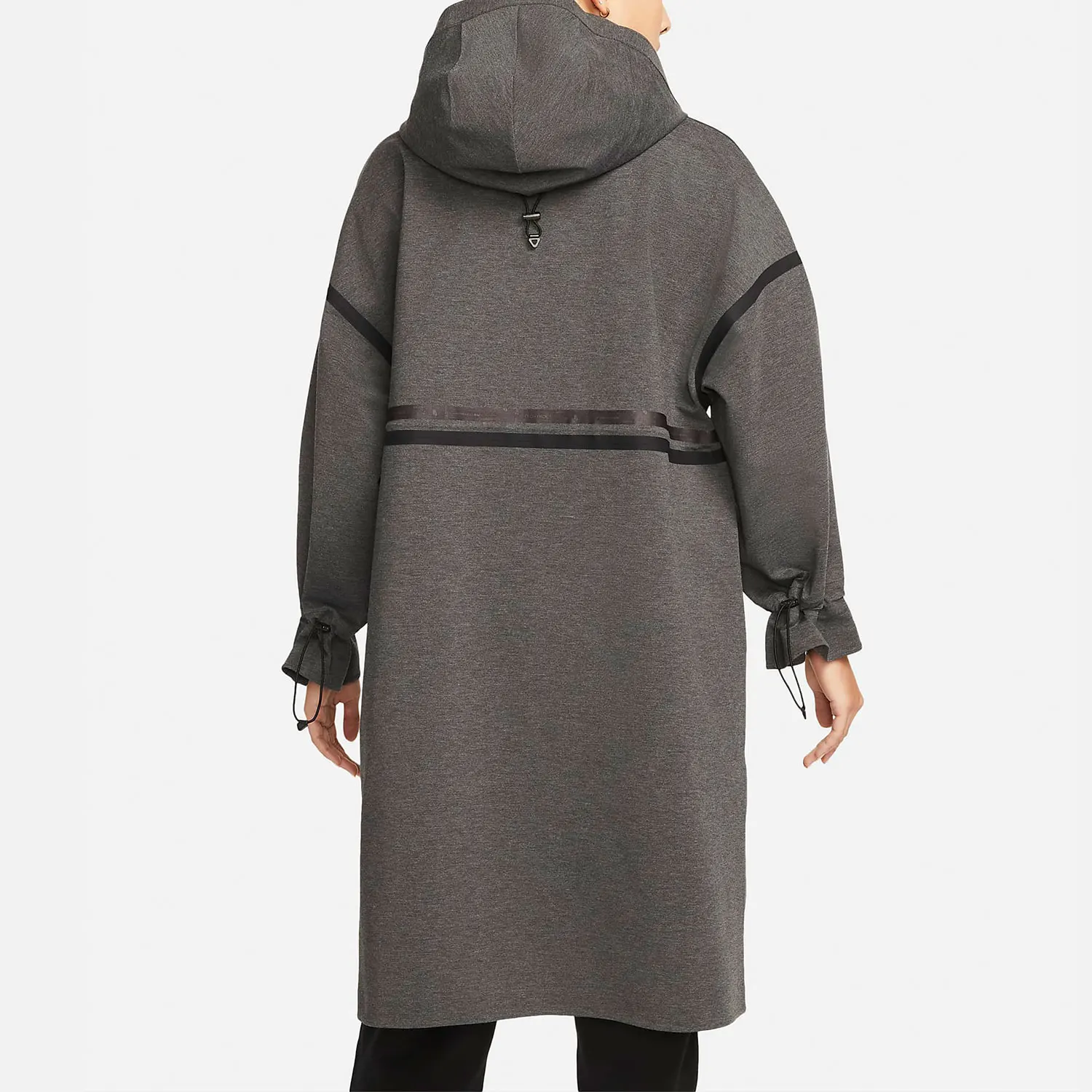 Giacca sportiva lunga con cappuccio da donna Nike Tech Pack originale DM6167-032