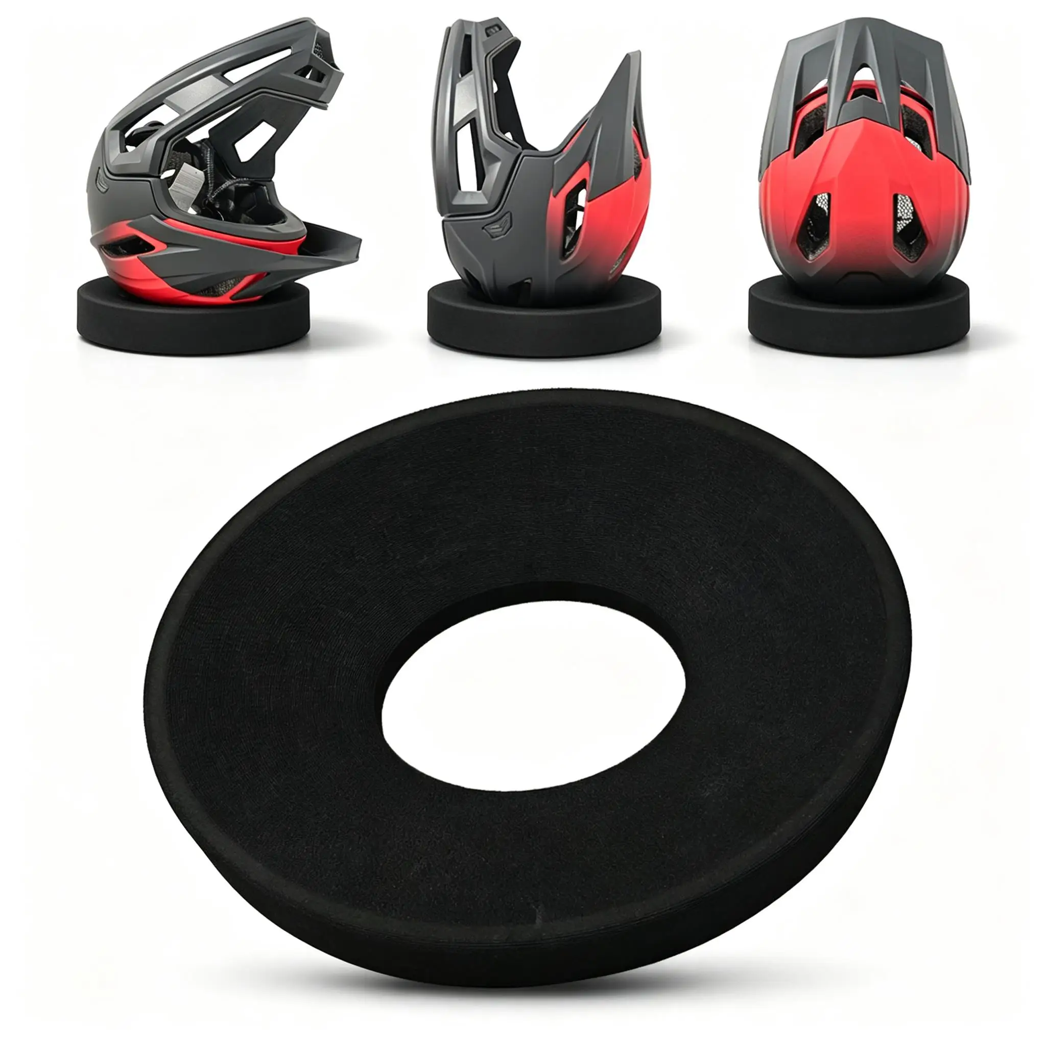 Practical Helmet Base Cushion Ring, Riders Home Mechanics, Garage Maintenance Stable Hold Moisture‑Wicking Knee Pad