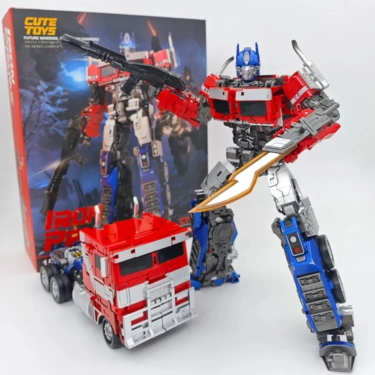 متوفر في المخزون ألعاب التحول CT01 CT-01 الحديد رئيس OP Mecha المستقبل المحارب عمل أرقام تشوه روبوت نموذج هدية جمع #1