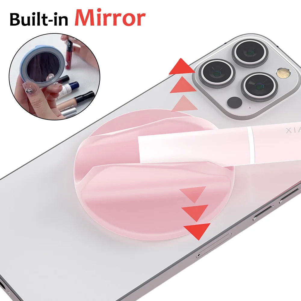 Universal 3PCS Silicone Magnetic Lip Holder for Cell Phone 1PCS 2PCS For Magsafe Lipstick Lip Glaze For iPhone and Android Phone