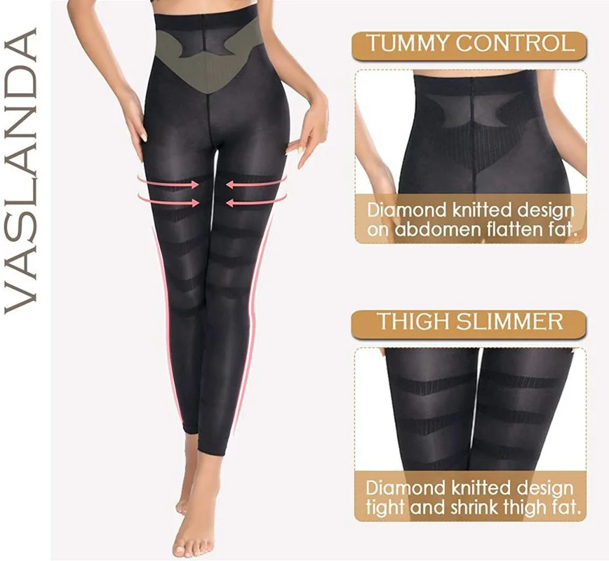 Legs Slimming Body Shaper Anti Cellulite Compression Leggings High Waist Tummy Control Panties Thigh Sculpting Slimmer Shapewear