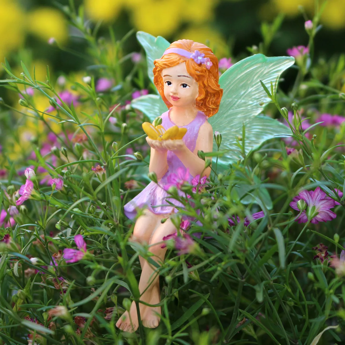 

Handmade Resin Glowing Fairy - Waterproof Lawn Stake for Outdoor Garden