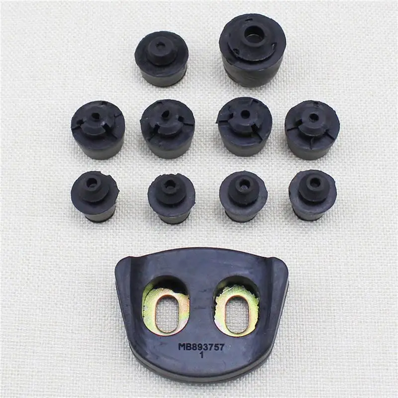 33Pcs Car Door Dampers Buffer Pad Bump Stop Shock Rubber For Pajero Montero V31 V32 V33 V43 V45 V73 V77