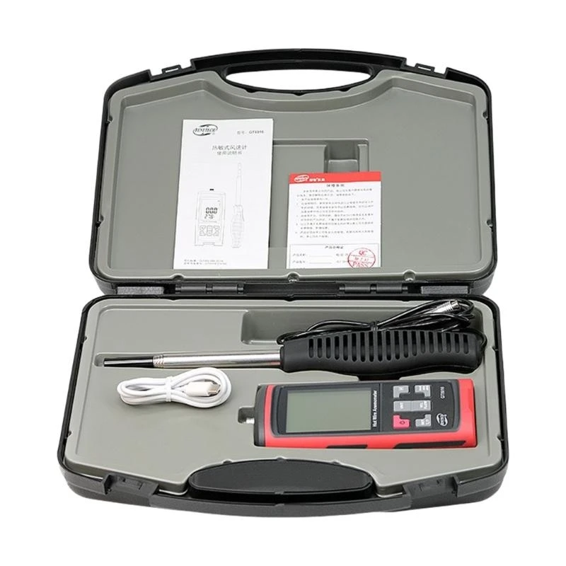 

LX0C Anemometer Wind Temperature Measuring Tool With Data Logging Capability