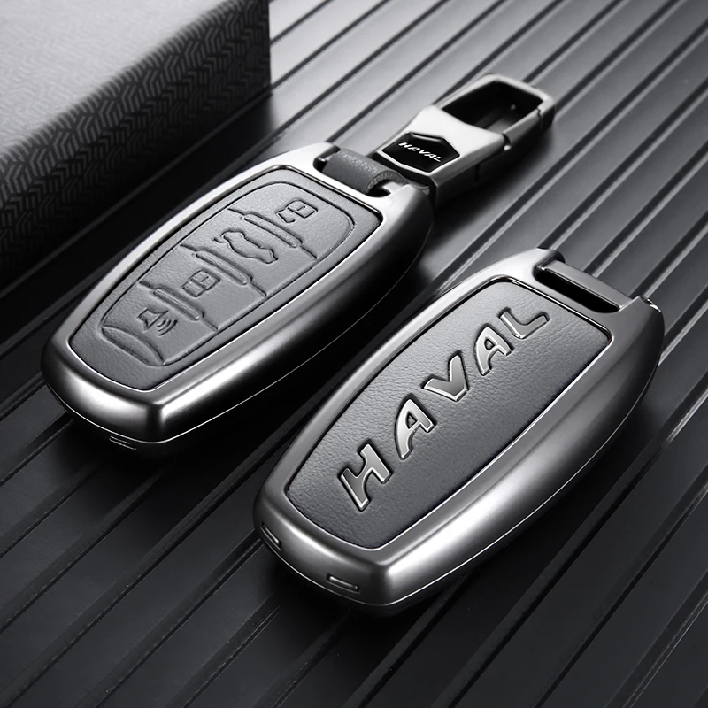 Autoschlüsselhülle für Haval Jolion MAX Zinklegierung Schlüsselanhänger-Schutz Vollständiger Schutz Anti-Fall Auto-Zubehör Jolion 2017-2022 – Detail 4