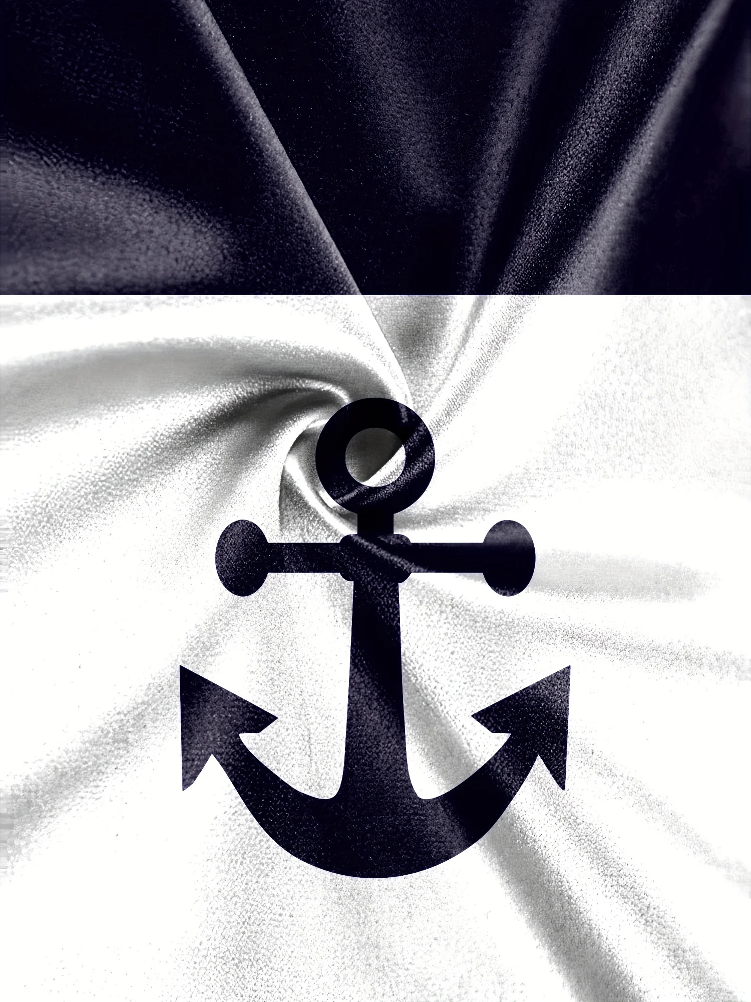 Fashion Men's Navigation Ship's Anchor Graphic T-shirt Casual Loose Long Sleeve Tees Outdoor Striped Sports Crew neck Man Tops