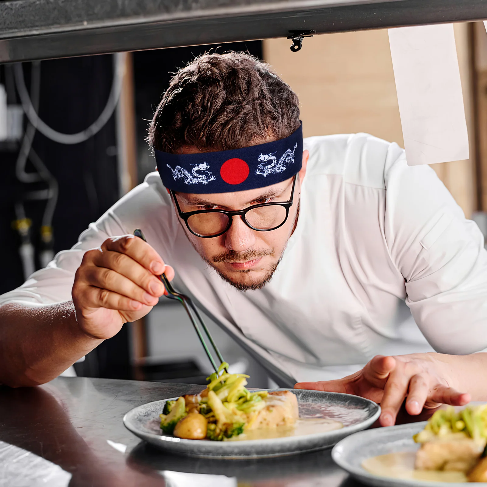 Diadema de Karate con diseño japonés Bushido, diadema de ejercicio para correr, entrenamiento, pelo de algodón cómodo y transpirable, 2 uds.