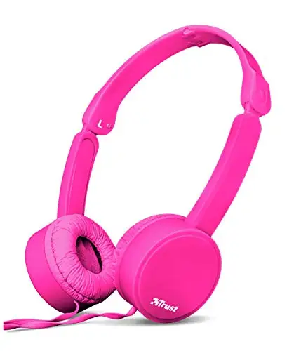 Trust Nano folding headphones-pink