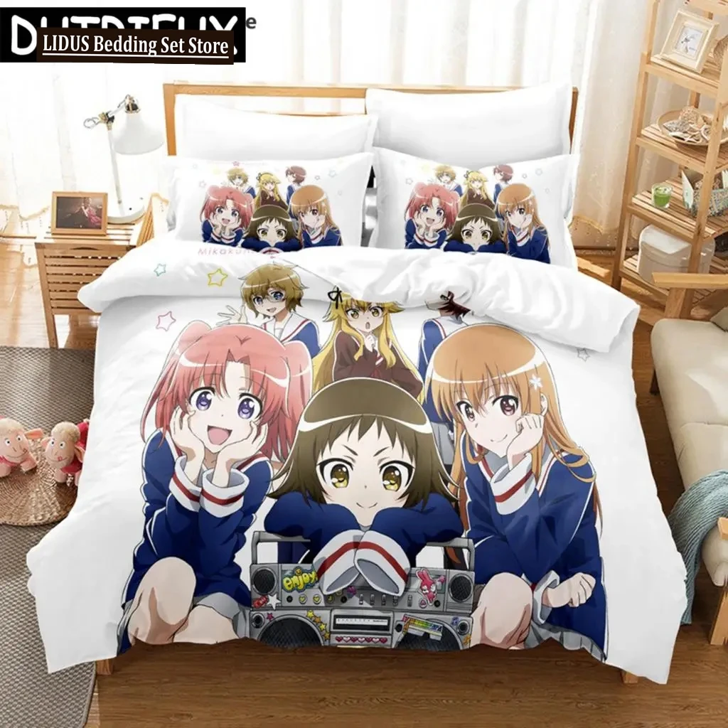 

Engaged To The Unidentified Anime Bedding Set Pillowcases Single Full Queen King For Girl Anime 3D Bedding Set Duvet Covers