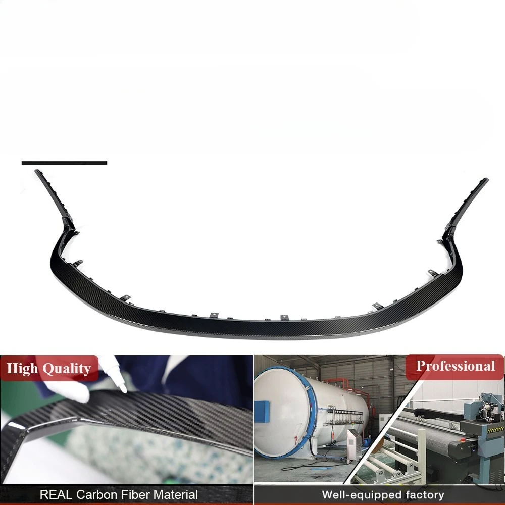 For Porsche 911 992 GT3 2022UP DRY Carbon Fiber Front Bumper Lip Splitter Spoiler Car Accessories