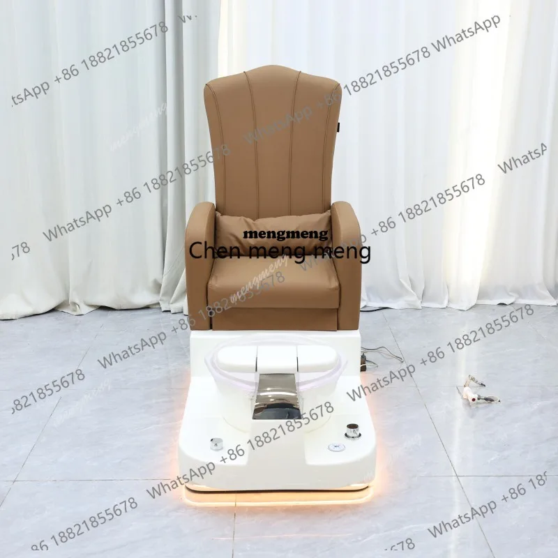 Nail Salon Sofa, Foot SPA Massage Chair with Foot Soaking Basin, SPA Center Foot Bath Chairs, Customizable Commercial Furniture