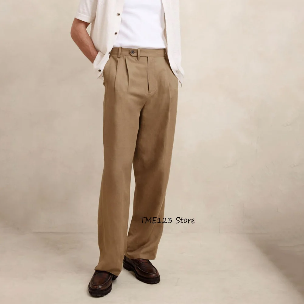 

Сплошной цвет, классические мужские брюки для мужчин, прямые брюки, деловые повседневные облегающие брюки из полиэстера, рабочие брюки, индивидуальная одежда