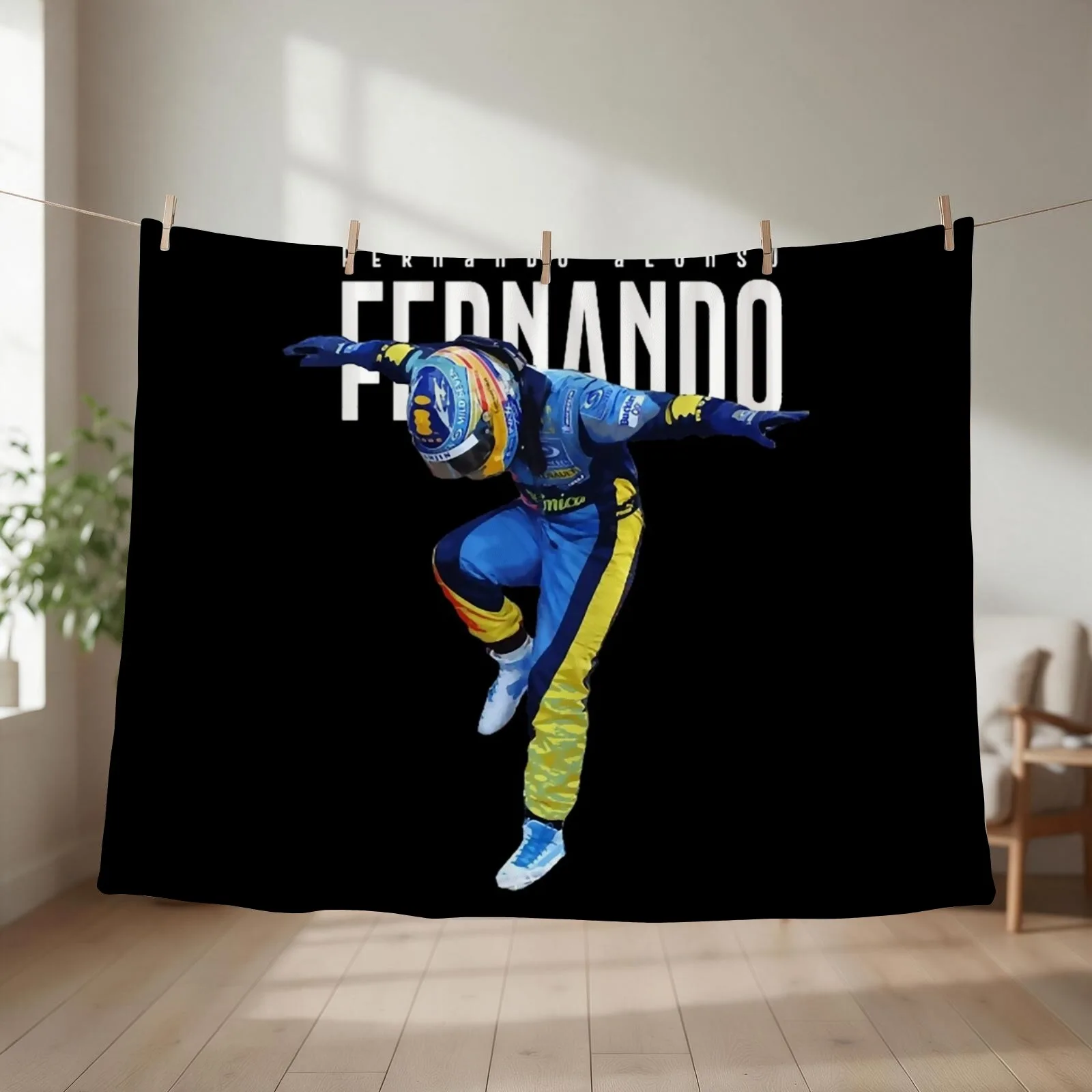 Fernando driver Alonso dance Throw Blanket Stuffeds Bed Fashionable cosplay anime Cute Blankets